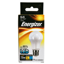 Load image into Gallery viewer, Energizer 12W (100W) LED ES E27 Standard Shape Bulb GLS