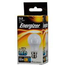 Load image into Gallery viewer, Energizer 9W (60W) LED Standard Shape Bulb GLS BC B22