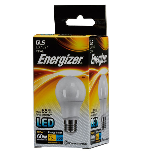 Energizer 9W (60W) LED Standard Shape Bulb GLS ES E27