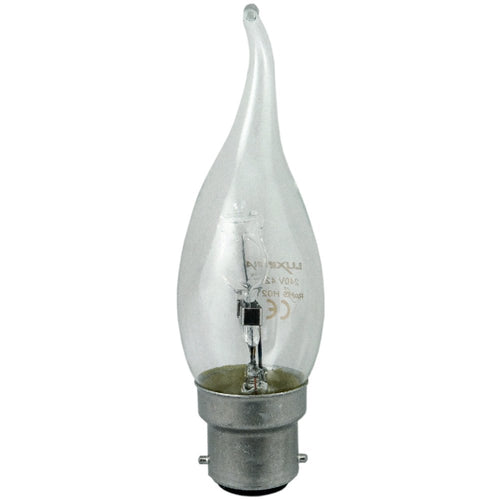 40w incandescent light bulb with bent tip